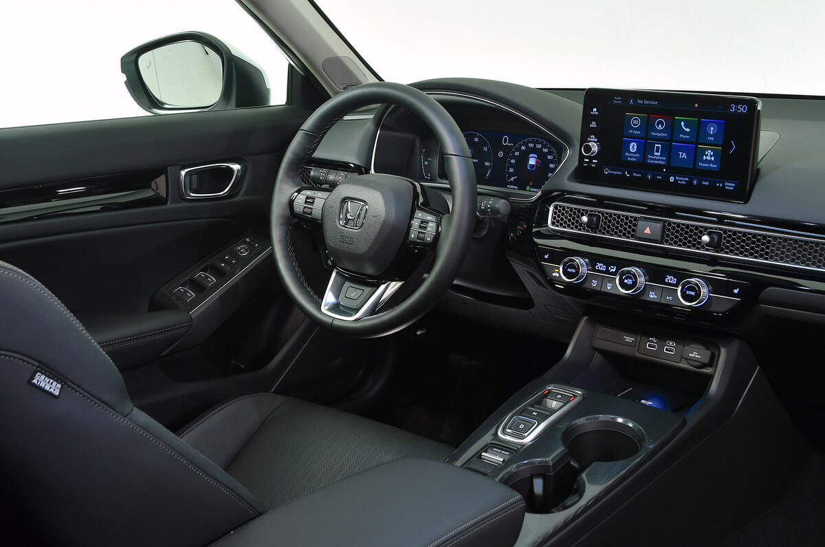 90 Honda Civic 2022 european reveal dashboard 90 Honda Civic 2022 european reveal dashboard