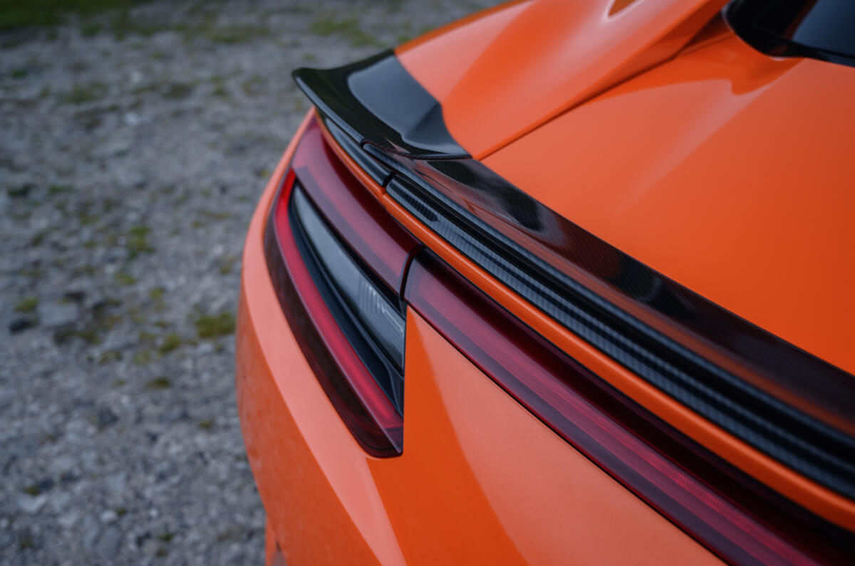 Honda NSX hybrid supercar feature - rear lights Honda NSX hybrid supercar feature - rear lights
