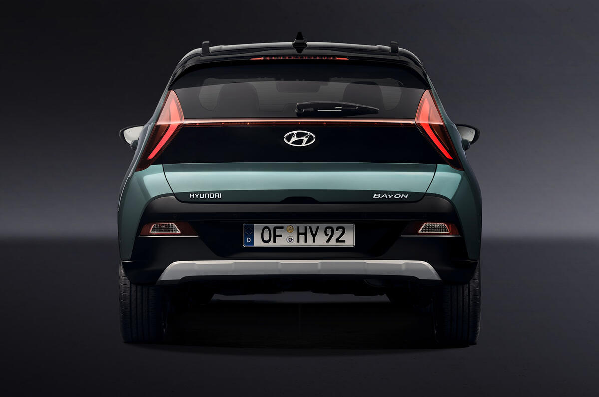90 Hyundai Bayon 2021 official images rear end 90 Hyundai Bayon 2021 official images rear end