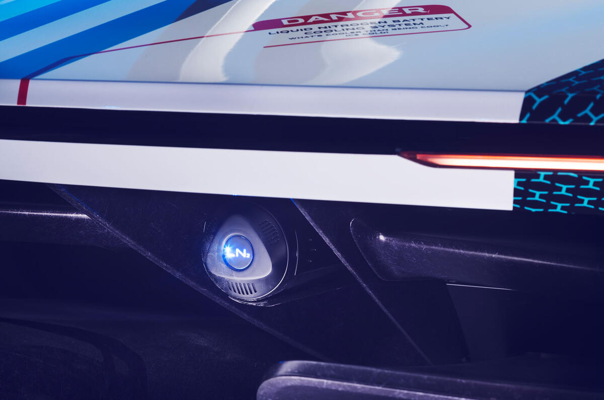Jaguar Vision GT Concept Gran Turismo - studio static charging port Jaguar Vision GT Concept Gran Turismo - studio static charging port