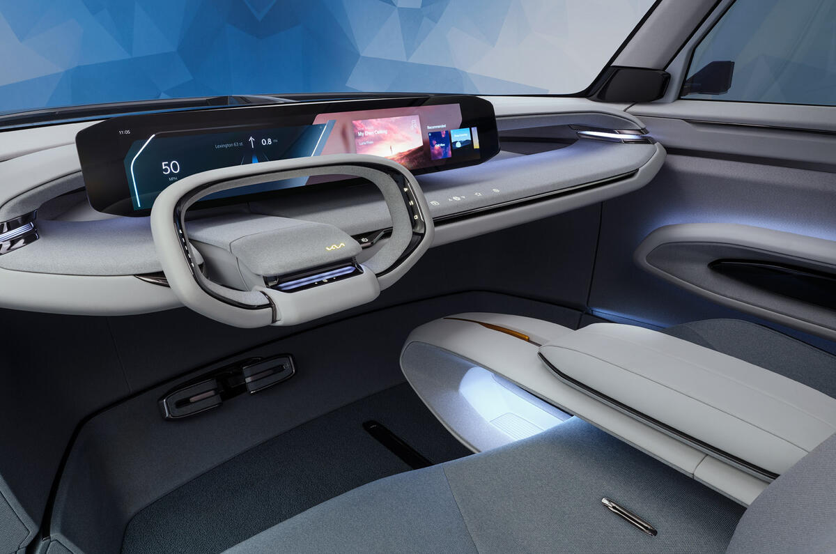90 Kia EV9 concept studio static dashboard 90 Kia EV9 concept studio static dashboard