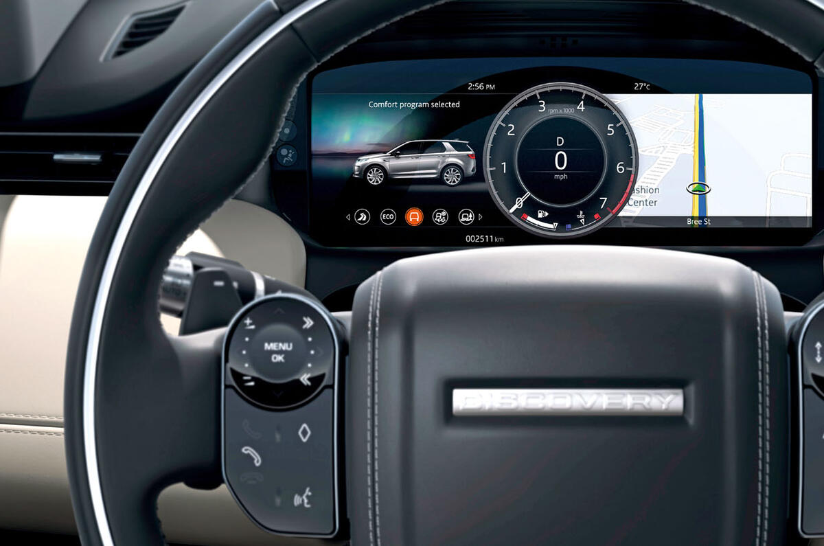Land Rover Discovery Sport 2019 official reveal - instruments