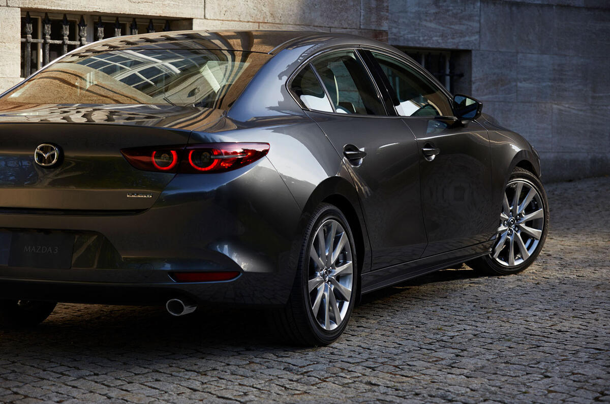 Mazda 3 2018 official reveal - saloon rear
