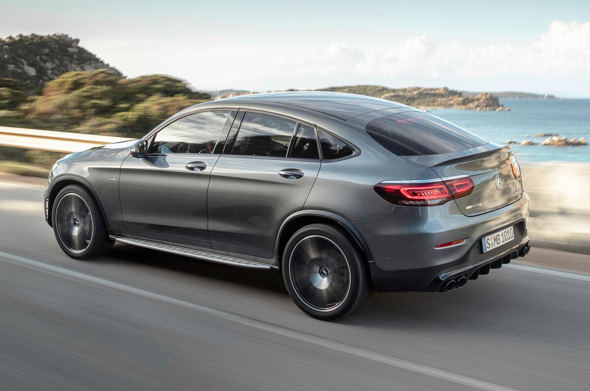 Mercedes-AMG GLC43 Coupé 2019 official debut - hero rear