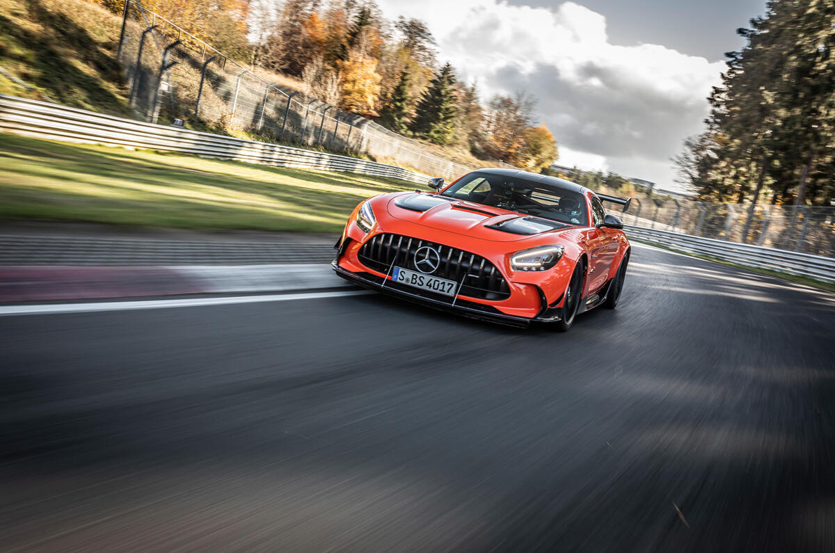 Mercedes-AMG GT Black Series Nurburgring record - track Mercedes-AMG GT Black Series Nurburgring record - track