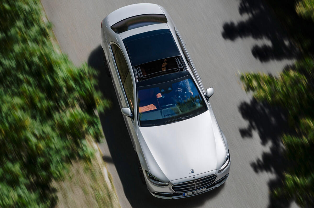 Mercedes-Benz S-Class - overhead Mercedes-Benz S-Class - overhead