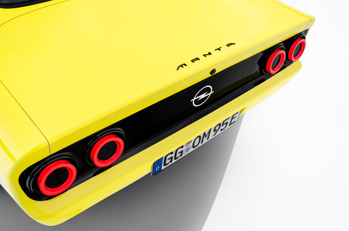 90 opel manta elektromod 2021 official images edit rear lights