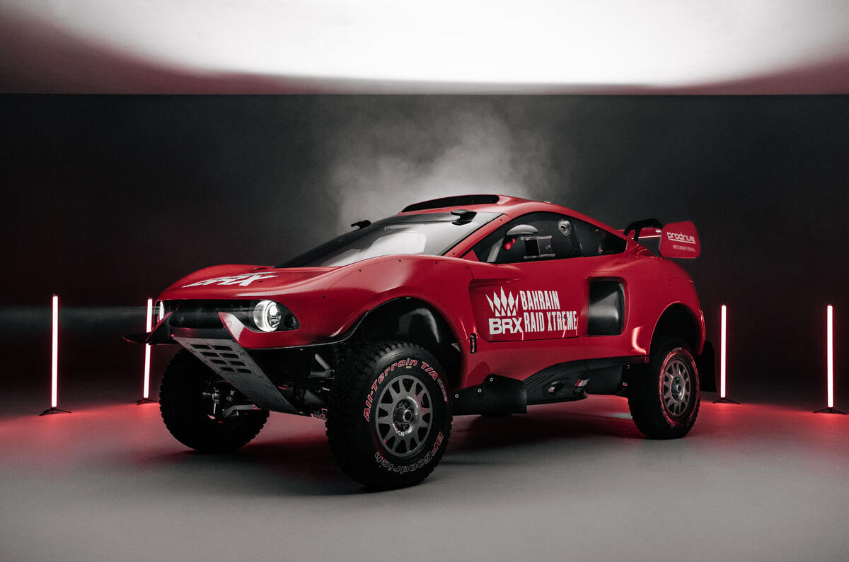 Prodrive BRX T1 in the desert - studio front Prodrive BRX T1 in the desert - studio front