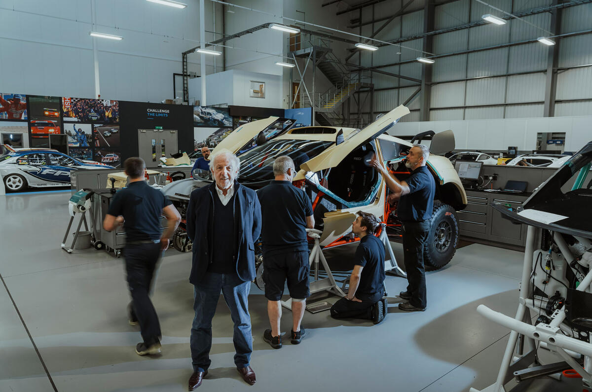 90 Prodrive Dakar car interview static 90 Prodrive Dakar car interview static