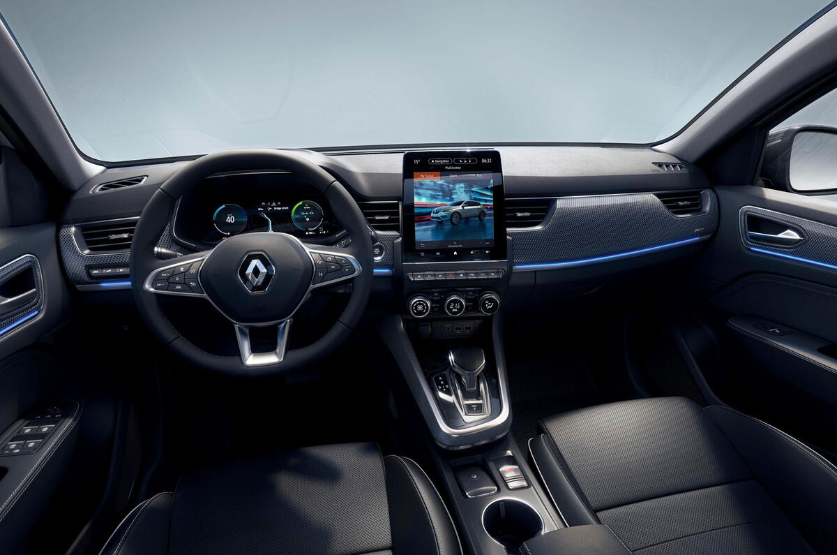 2021 Renault Arkana official European images - cabin 2021 Renault Arkana official European images - cabin