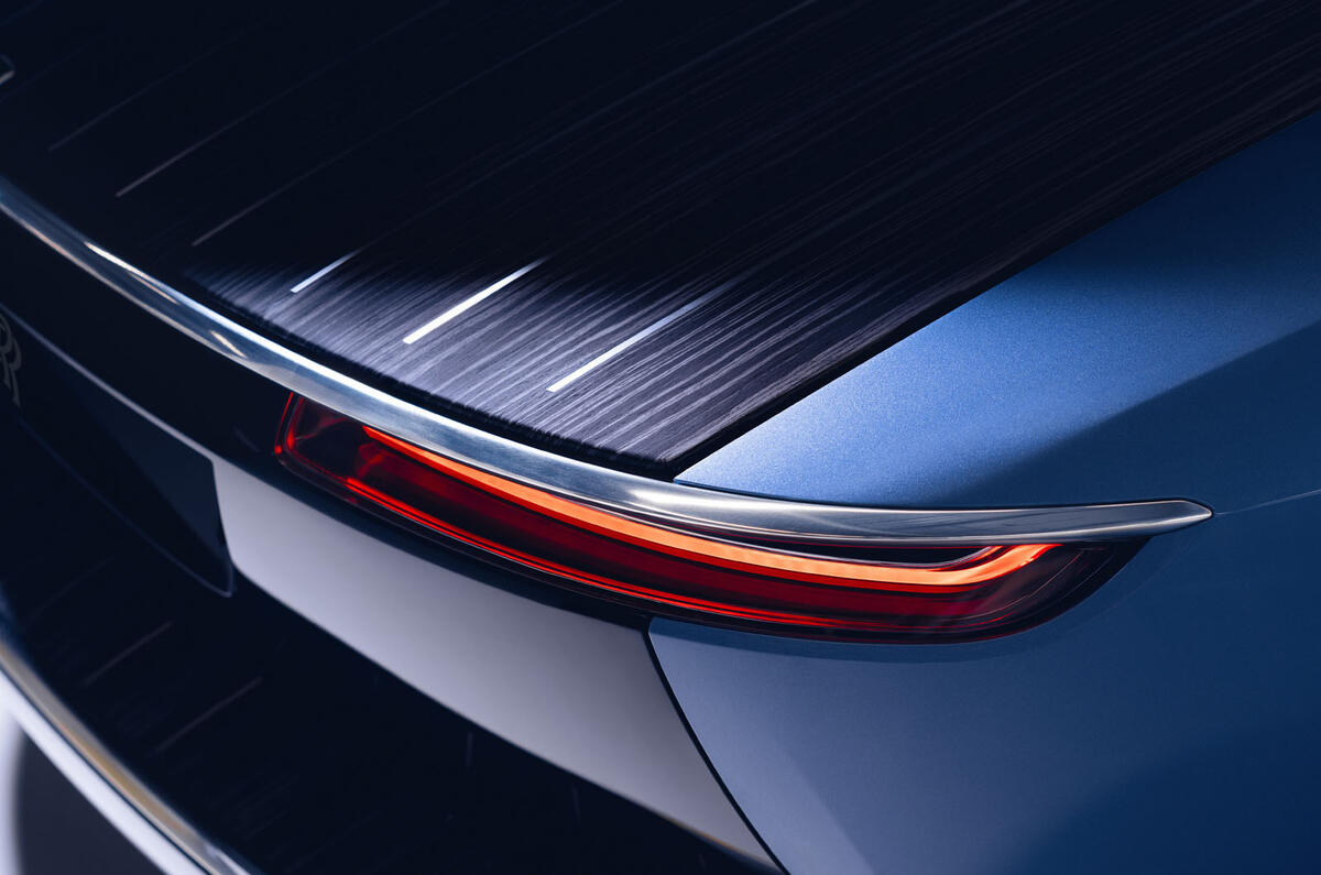 90 Rolls Royce Boat Tail 2021 official reveal rear lights 90 Rolls Royce Boat Tail 2021 official reveal rear lights