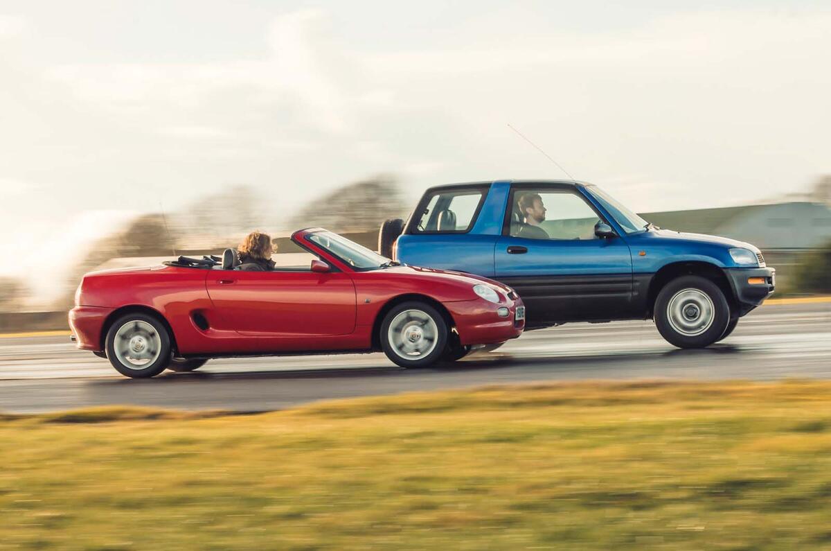 90 s Special Feature MGF Toyota Rav 4 tracking