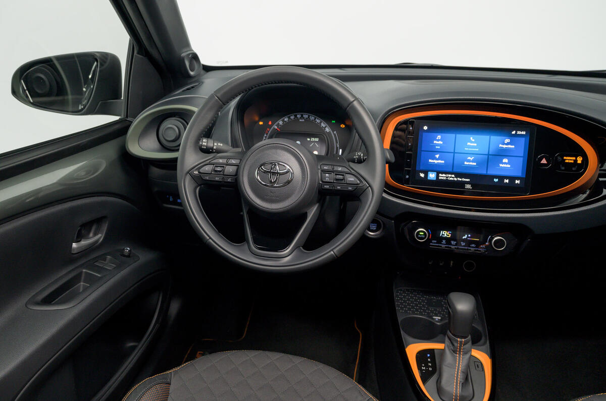 90 Toyota Aygo X 2022 official images dashboard 90 Toyota Aygo X 2022 official images dashboard