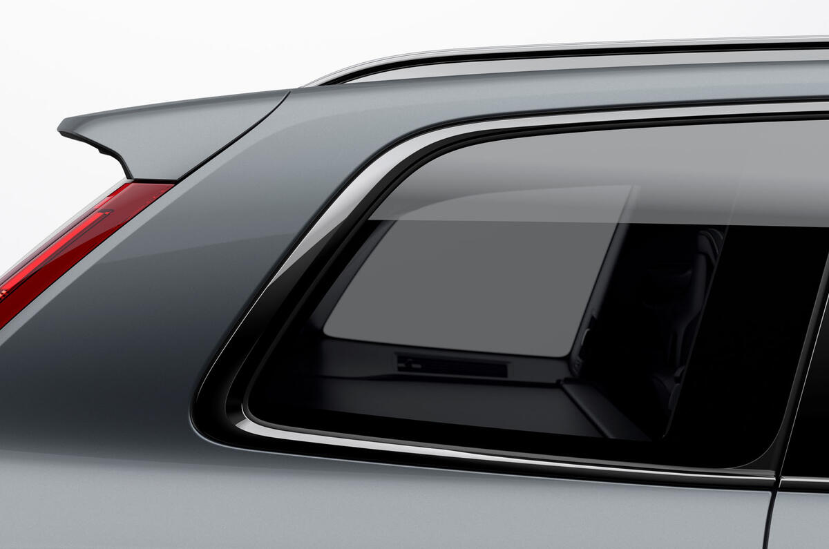 Volvo XC90 2019 refresh official press - rear glass