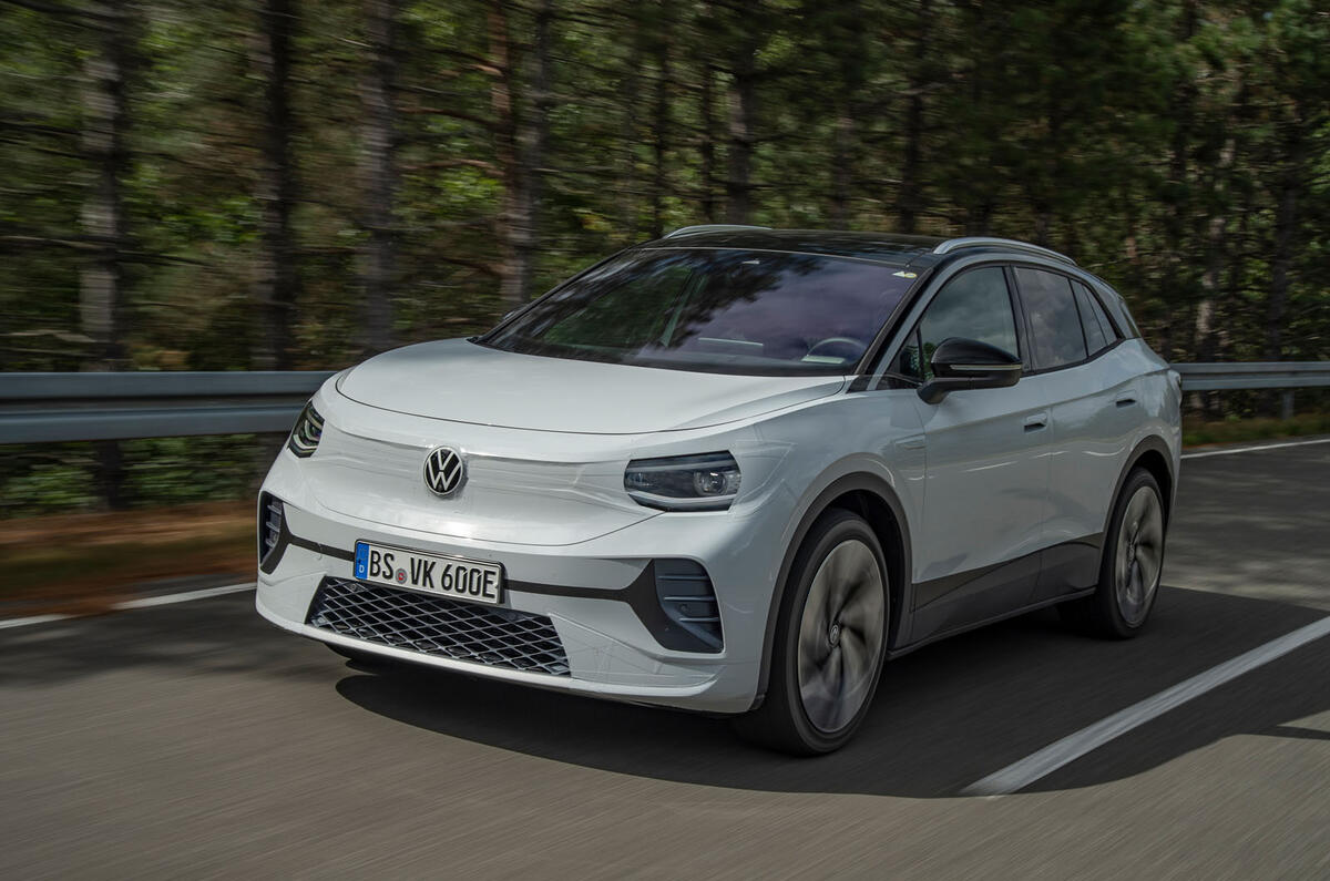 2021 Volkswagen ID 4 prototype drive - on the road front