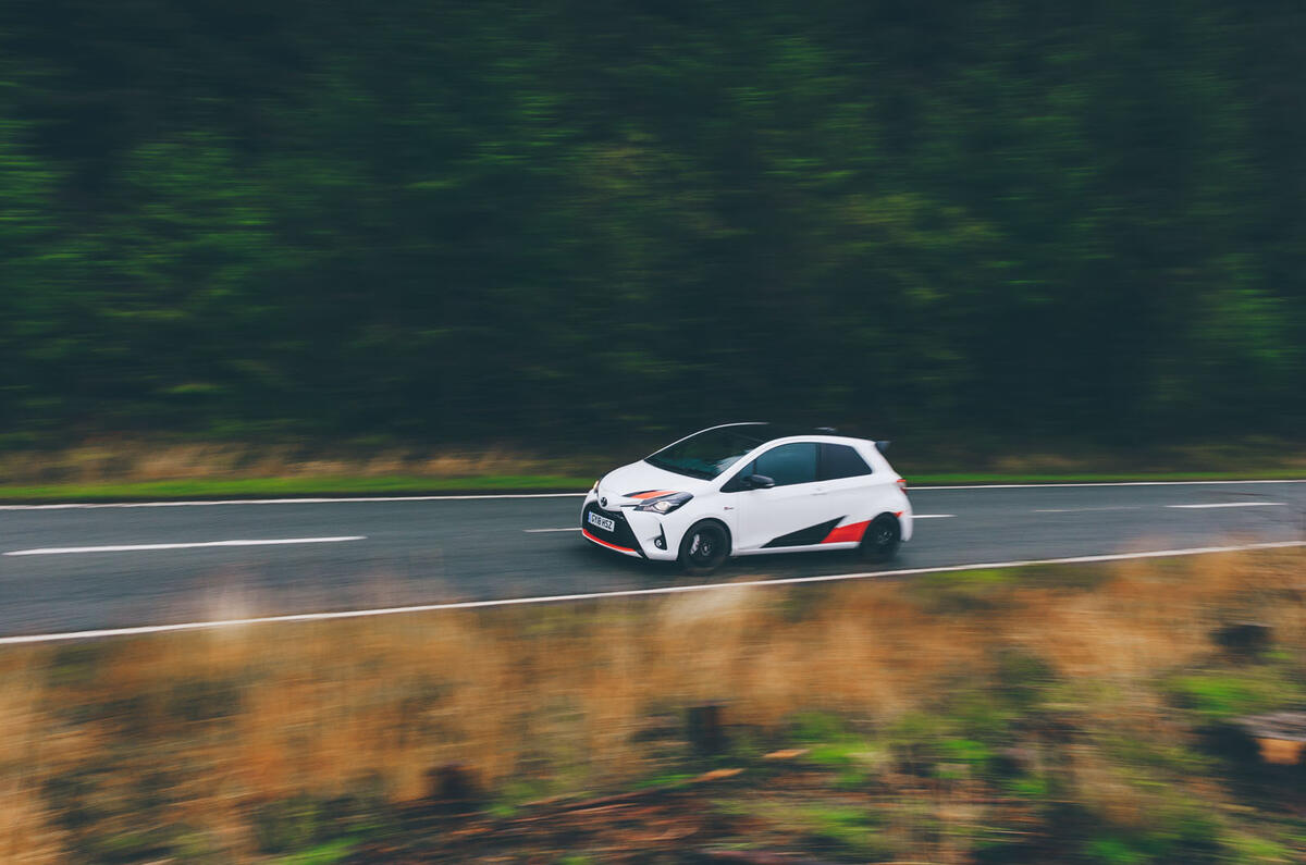 2019 Wales Rally GB preview in a Yaris GRMN - on the road right