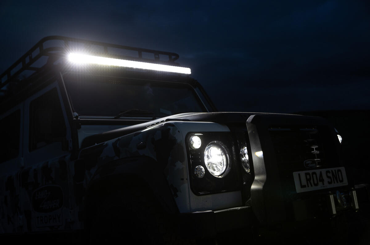 90 Land Rover Classic Defender Works V8 Trophy II lightbar 90 Land Rover Classic Defender Works V8 Trophy II lightbar