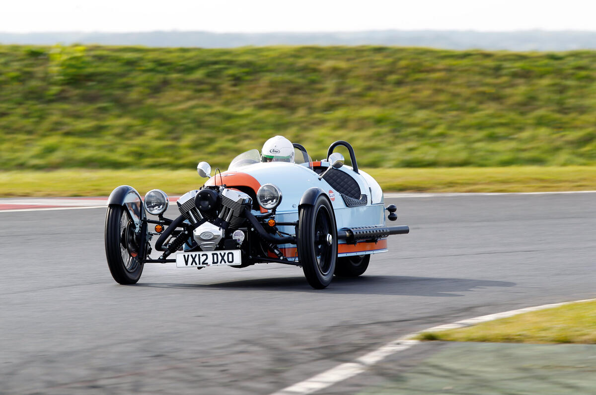 Morgan 3 Wheeler 2011 - tracking front Morgan 3 Wheeler 2011 - tracking front