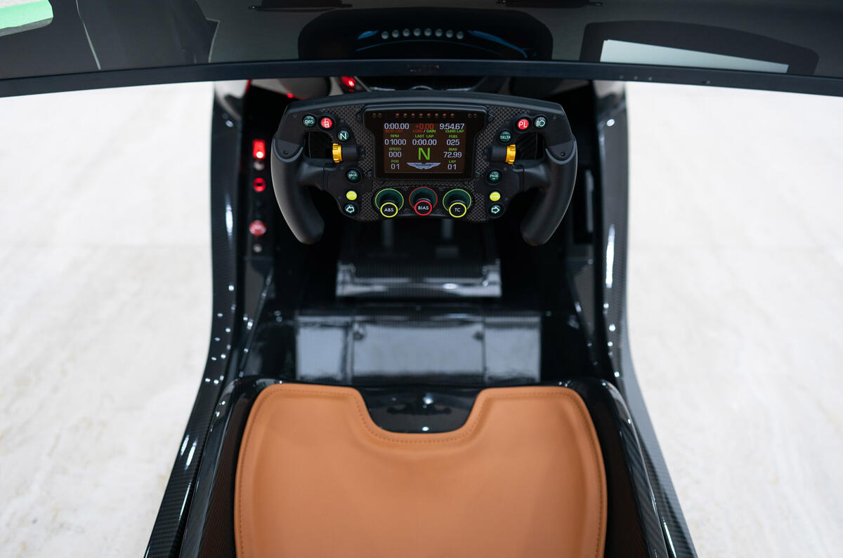 91 Aston Martin AMR C01 simulator tested cockpit 91 Aston Martin AMR C01 simulator tested cockpit