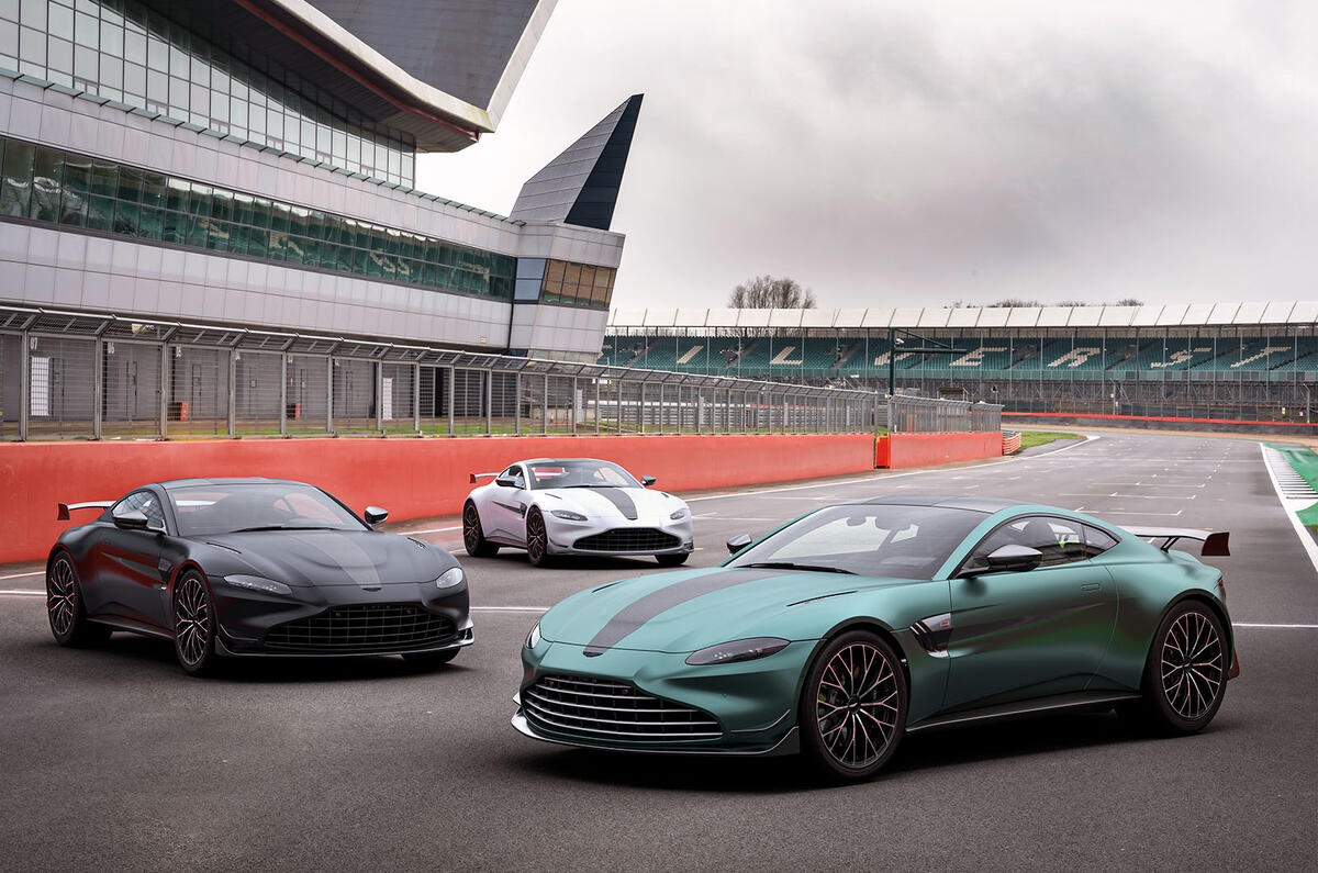 91 Aston Martin Vantage F1 Edition official reveal images static trio 91 Aston Martin Vantage F1 Edition official reveal images static trio