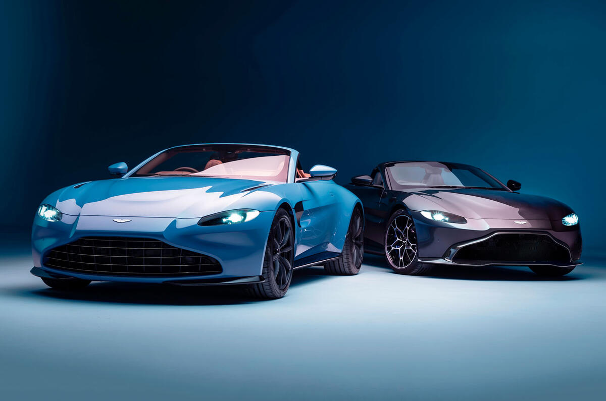 Aston Martin Vantage Roadster 2020 - official press images - with coupe Aston Martin Vantage Roadster 2020 - official press images - with coupe