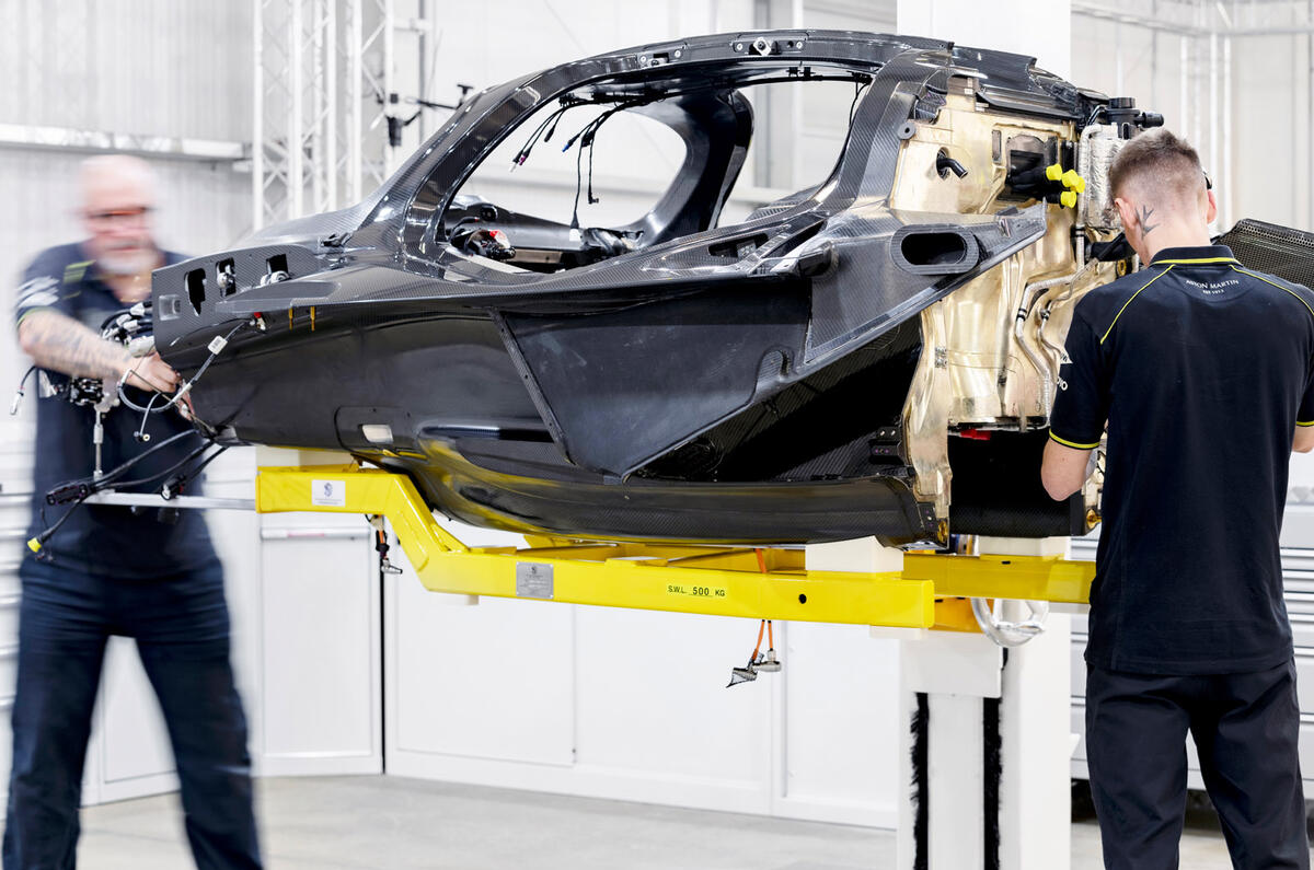 91 Aston Valkyrie first customer car carbon 91 Aston Valkyrie first customer car carbon