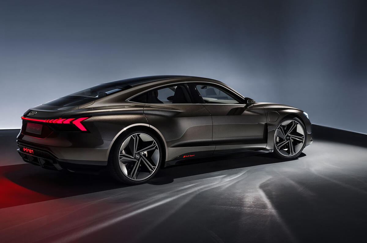 Audi E-tron GT concept static side