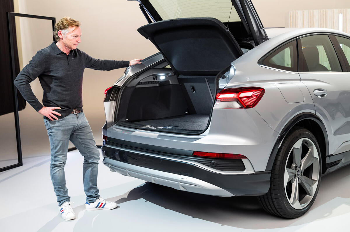 91 Audi Q4 etron 2021 official reveal boot 91 Audi Q4 etron 2021 official reveal boot