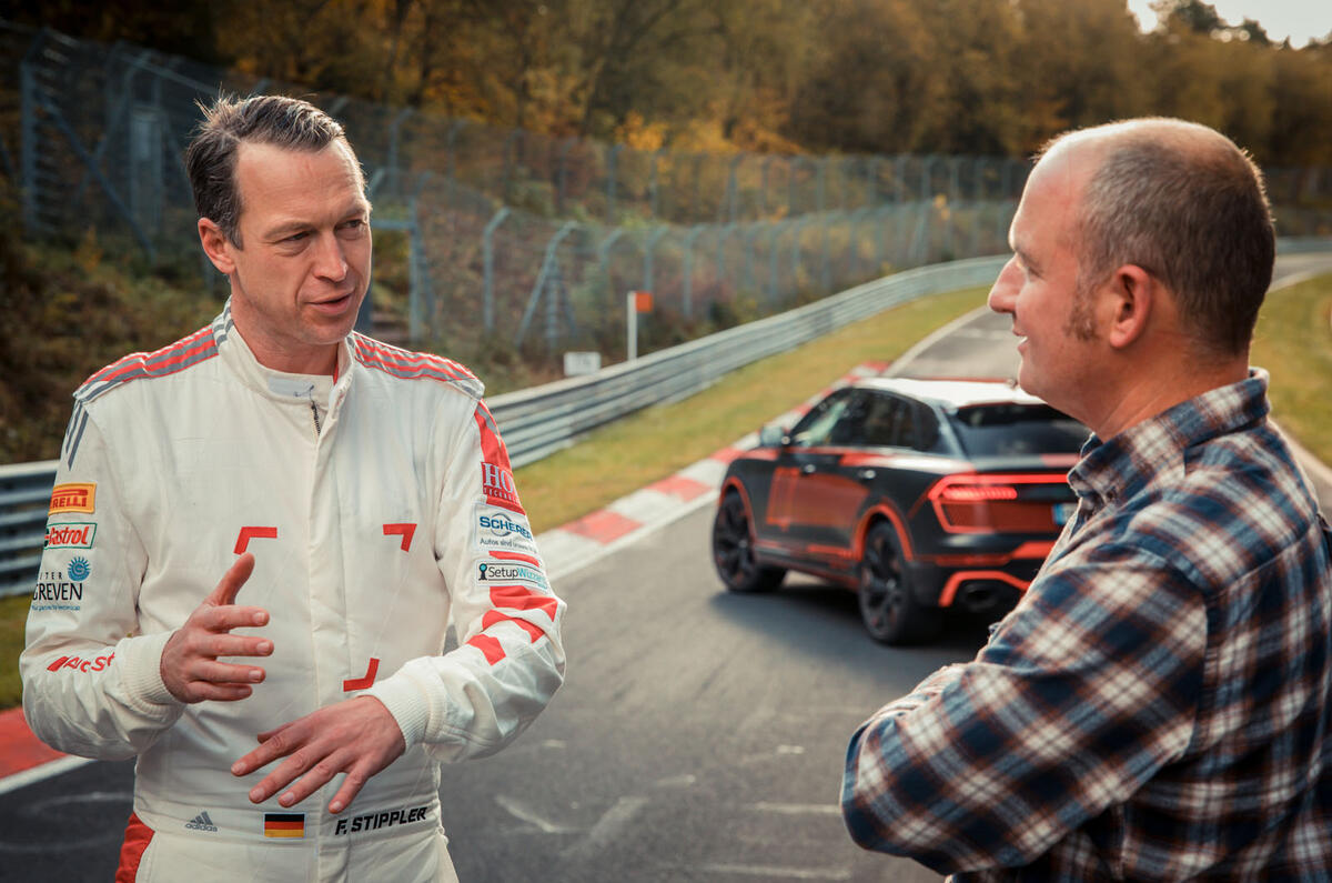 Audi RS Q8 2020 camo ride - interview