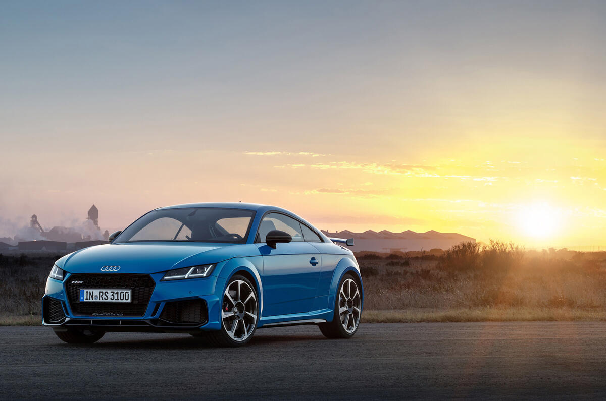 Audi TT RS 2019 facelift - official press images - static front