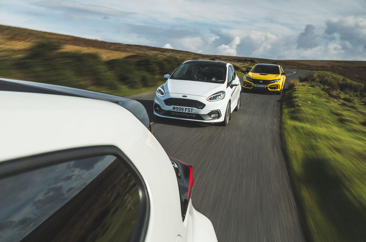 Britain's best affordable drivers car 2020 - Yaris rear tracking Britain's best affordable drivers car 2020 - Yaris rear tracking