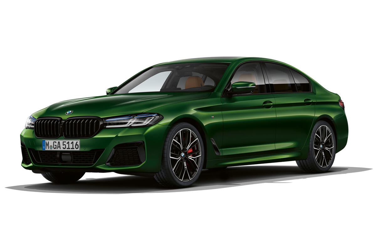 BMW M550i 2020 facelift official images - static front BMW M550i 2020 facelift official images - static front