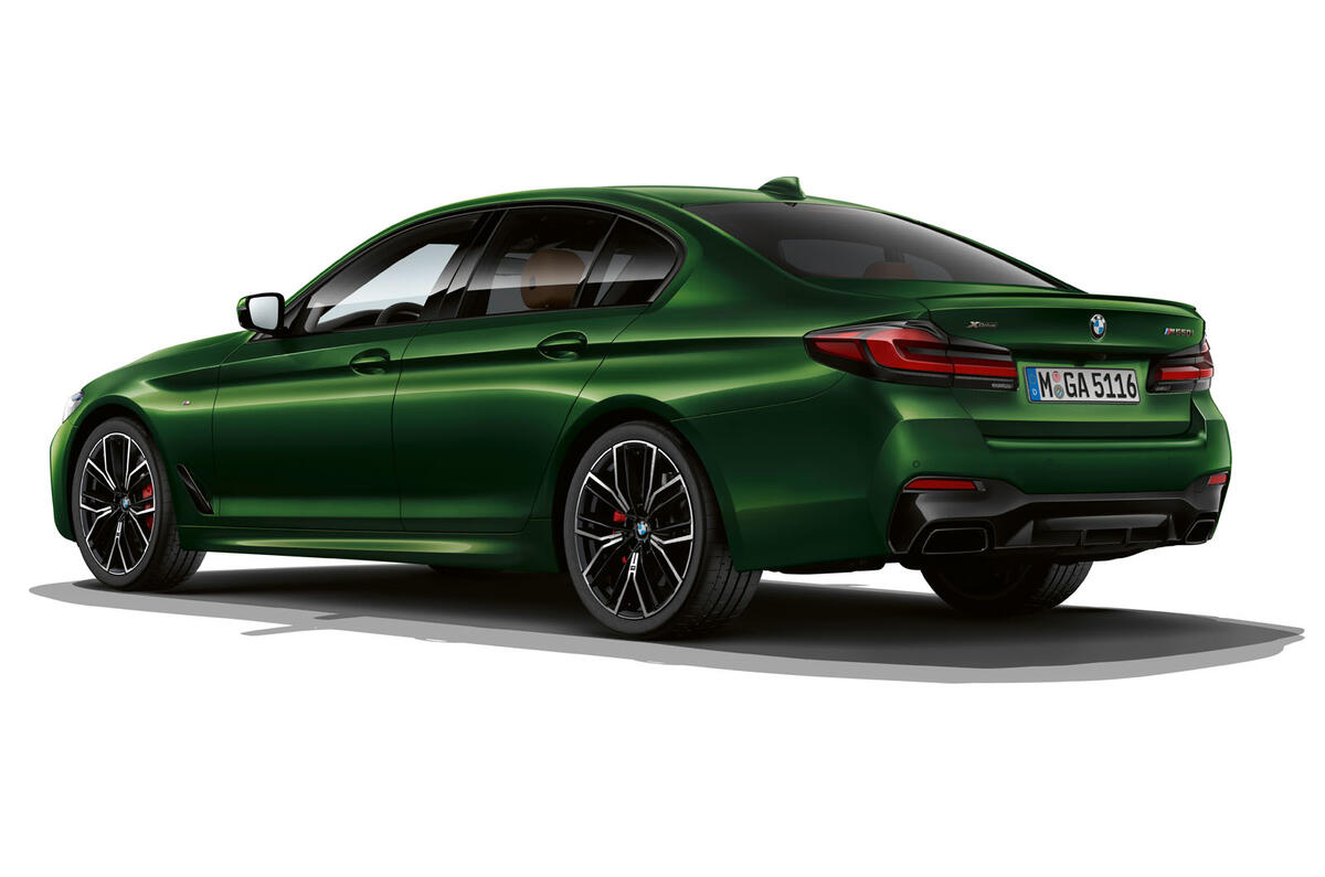 BMW M550i 2020 facelift official images - static rear BMW M550i 2020 facelift official images - static rear