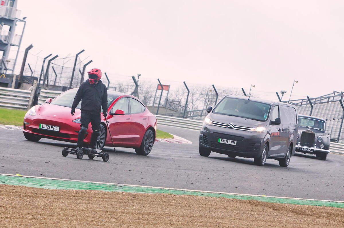 91 Brands Hatch EV records feature procession