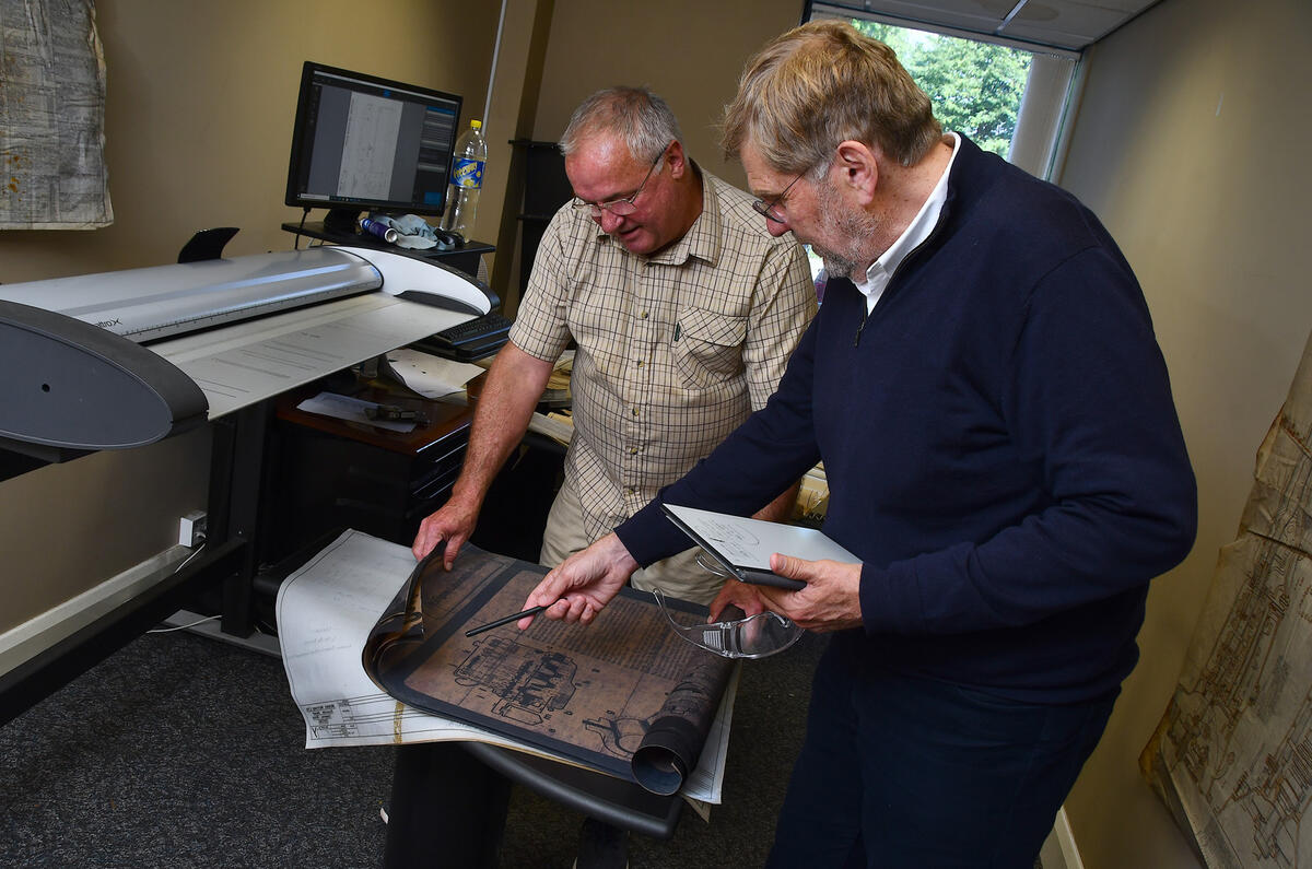 91 British Motor Heritage factory visit 2021 schematics