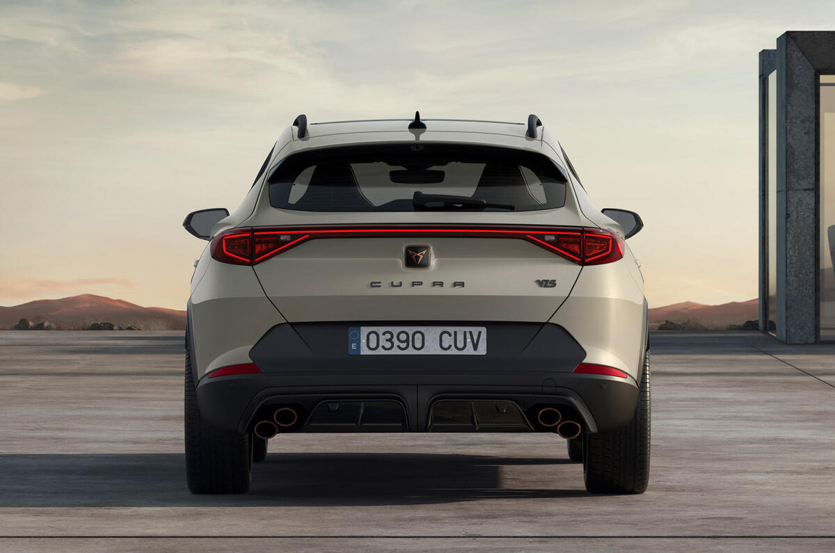 91 Cupra Formentor VZ5 2021 official images static rear
