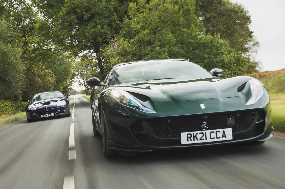 91 Ferrari 812 meets 550 2022 tracking duo 91 Ferrari 812 meets 550 2022 tracking duo