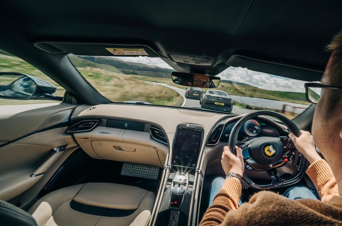91 Ferrari Roma triple test 2021 MS driving 91 Ferrari Roma triple test 2021 MS driving