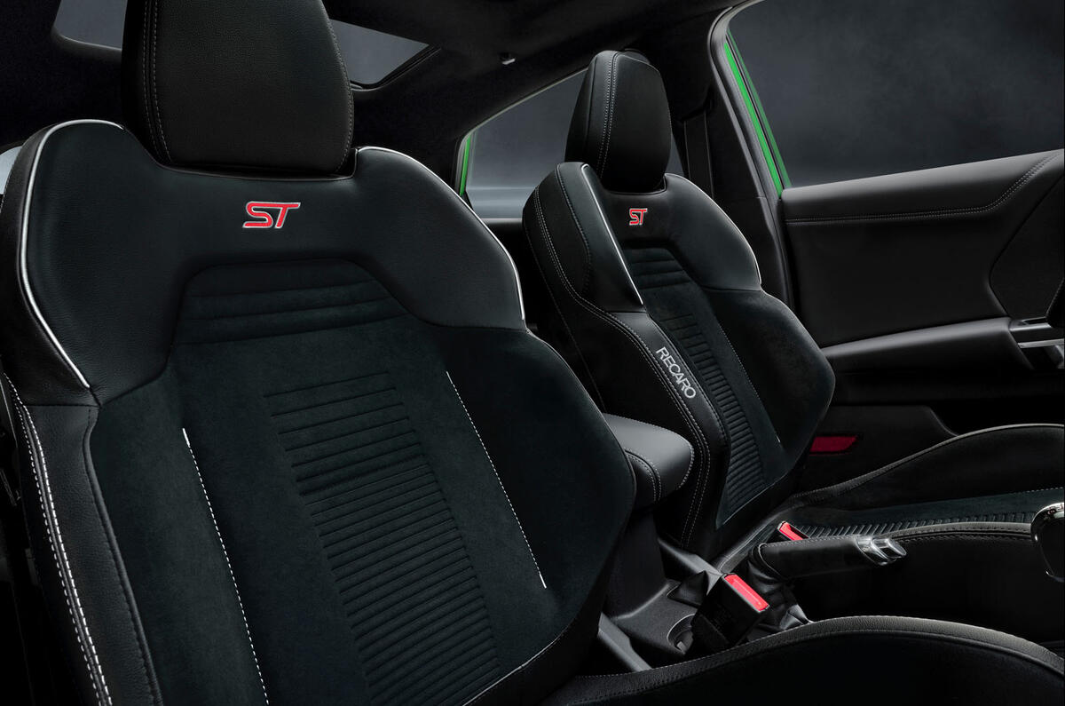 Ford Puma ST official images - front seats Ford Puma ST official images - front seats