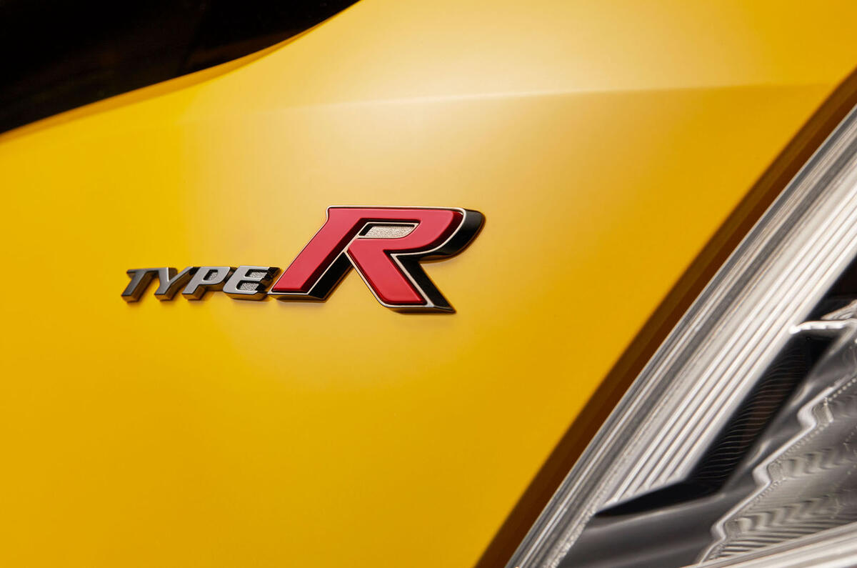 Honda Civic Type R limited edition 2020 official press photos - badge Honda Civic Type R limited edition 2020 official press photos - badge