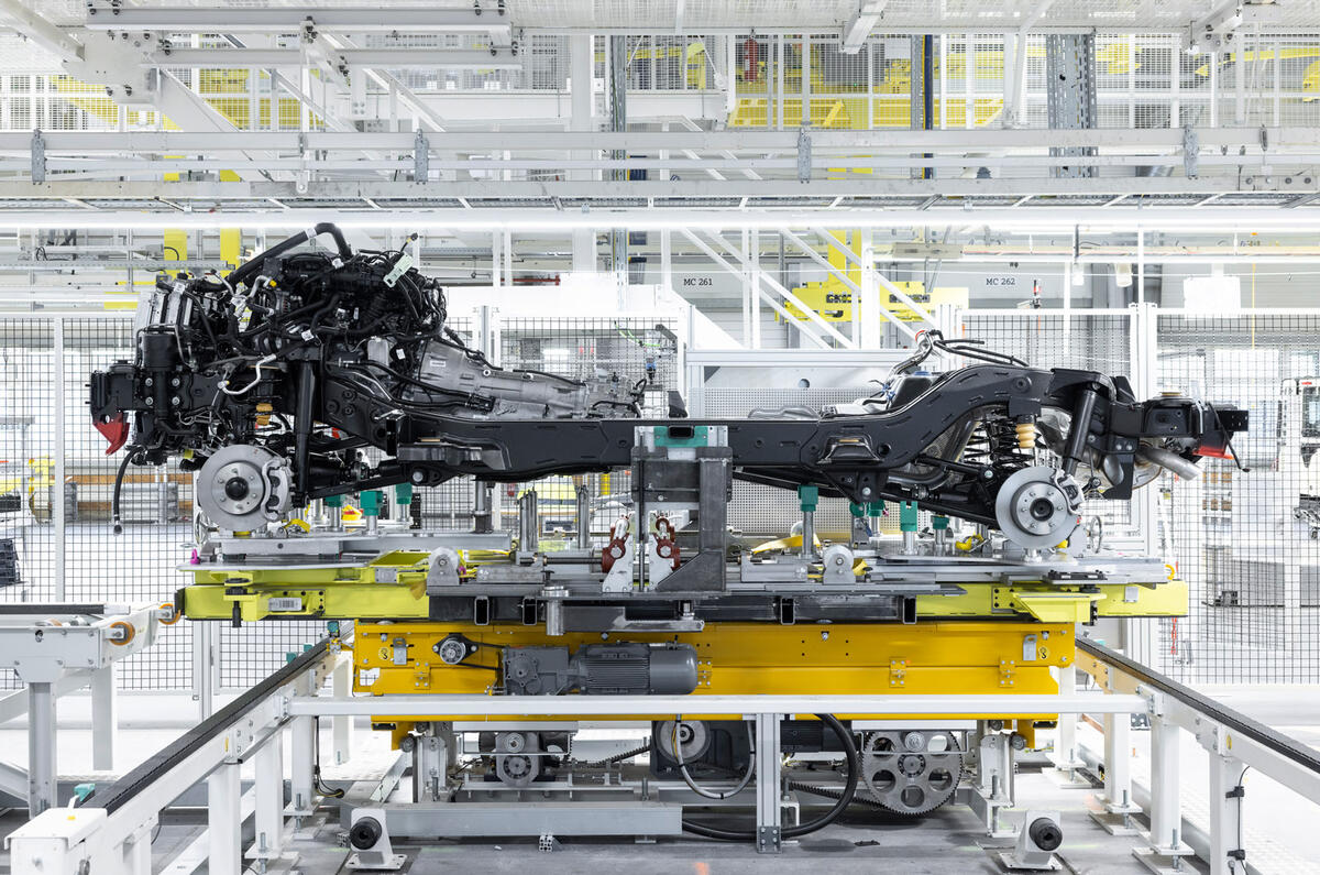 91 Ineos Hambach factory tour 2022 ladder frame