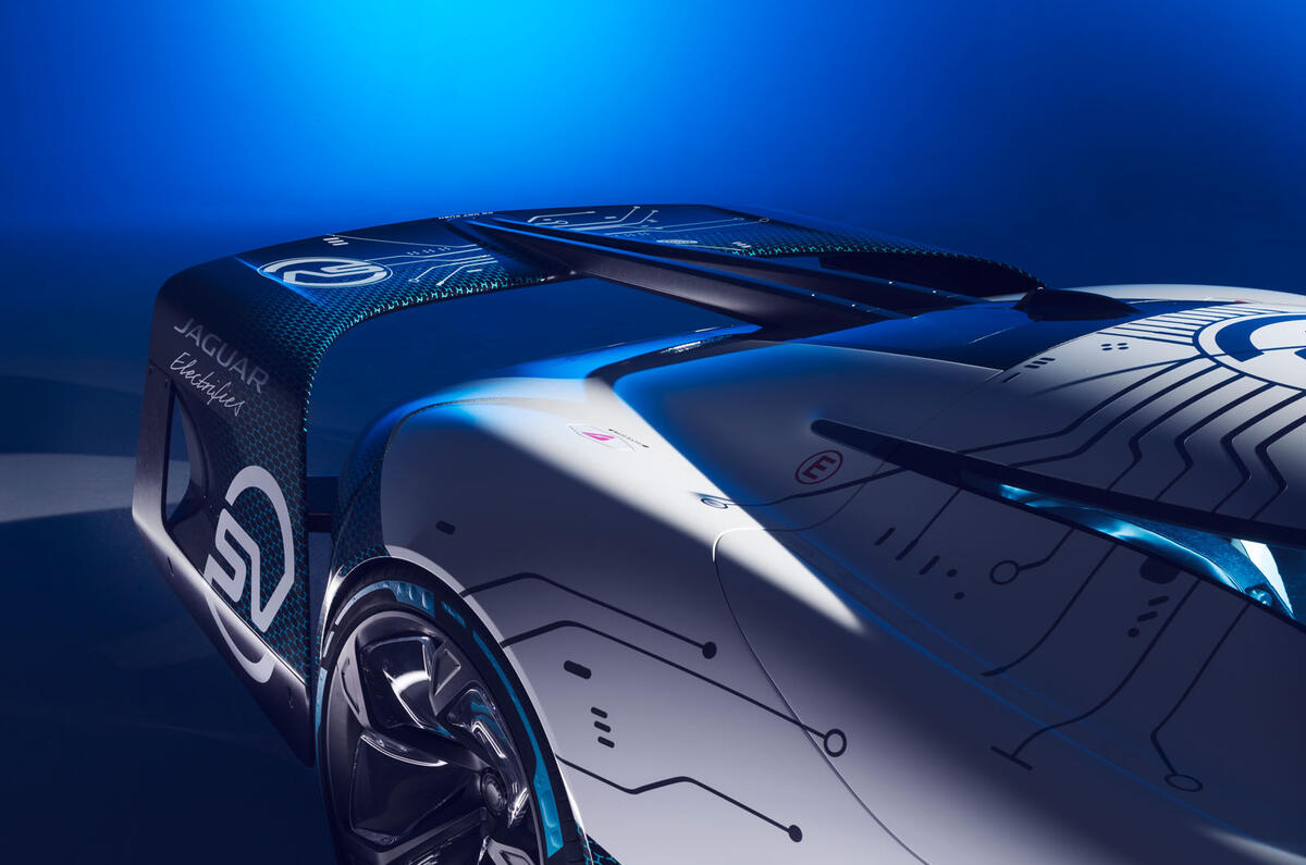 Jaguar Vision GT Concept Gran Turismo - studio static wing rear Jaguar Vision GT Concept Gran Turismo - studio static wing rear