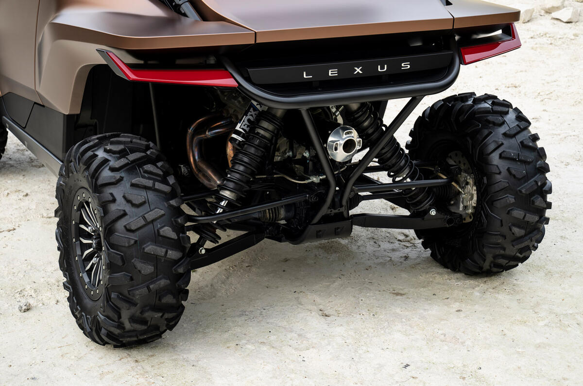 91 Lexus ROV concept 2021 rear suspension