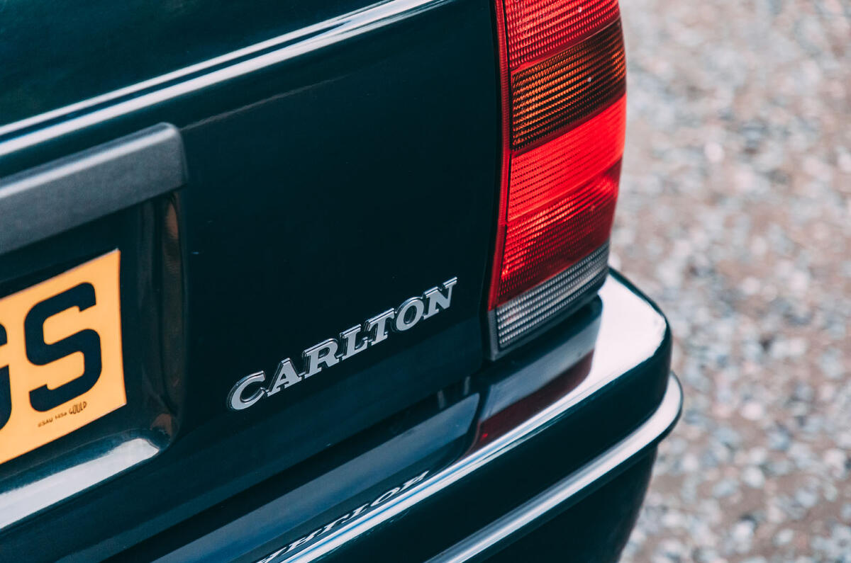 Lotus Carlton at 30 - rear badge Lotus Carlton at 30 - rear badge