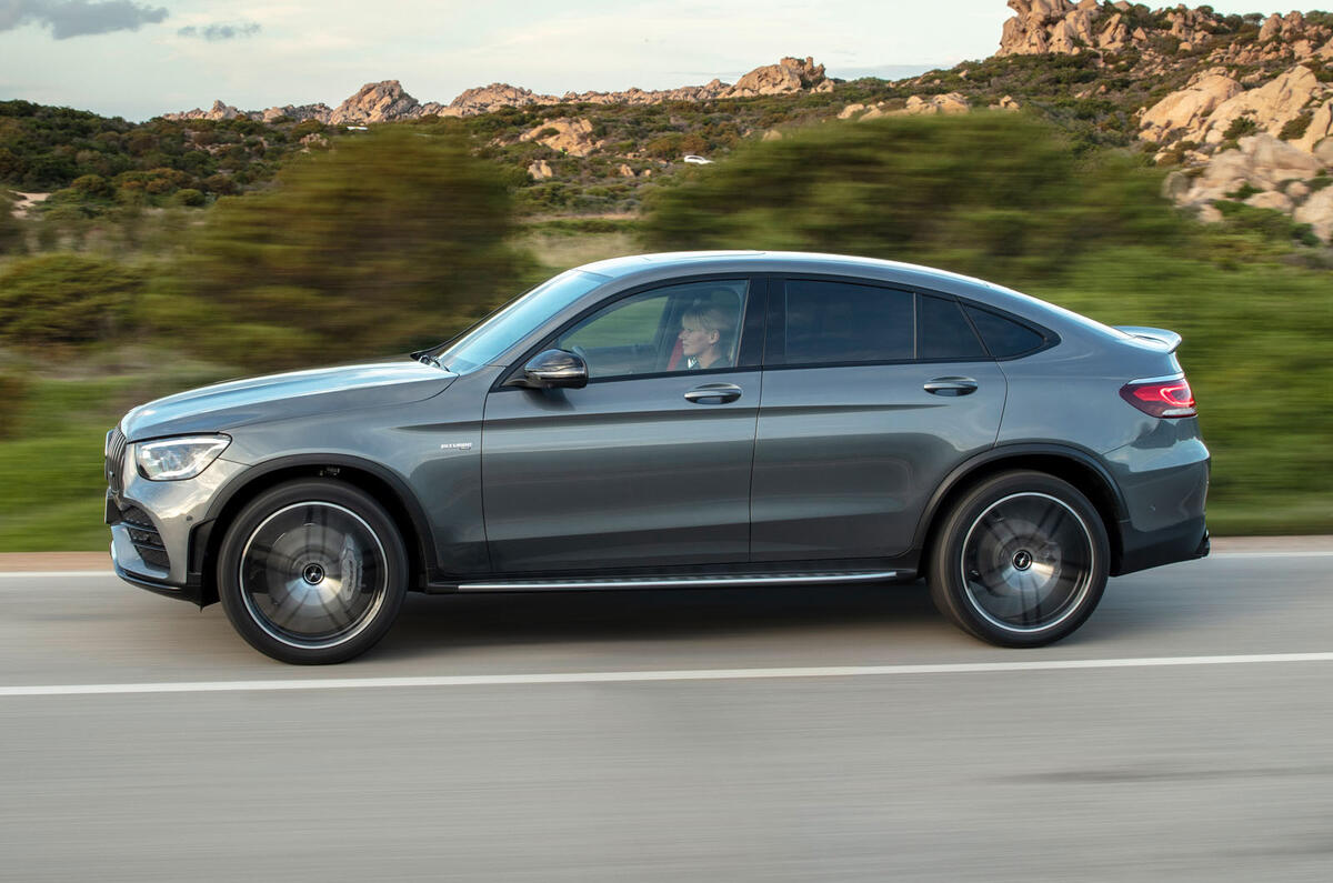 Mercedes-AMG GLC43 Coupé 2019 official debut - hero side