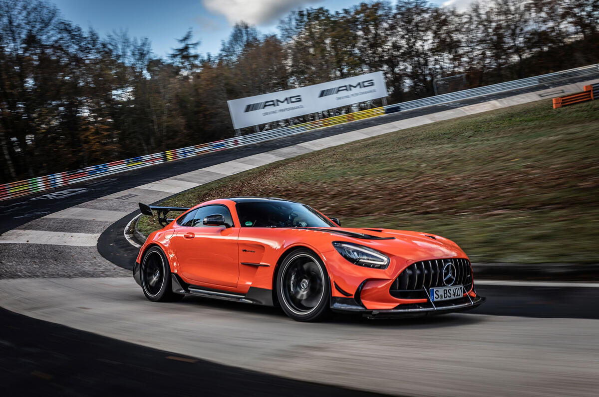 Mercedes-AMG GT Black Series Nurburgring record - cornering Mercedes-AMG GT Black Series Nurburgring record - cornering
