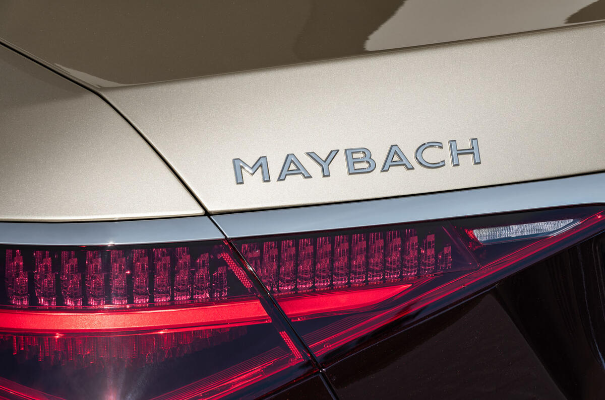 2021 Mercedes-Maybach S-Class official images - rear badge
