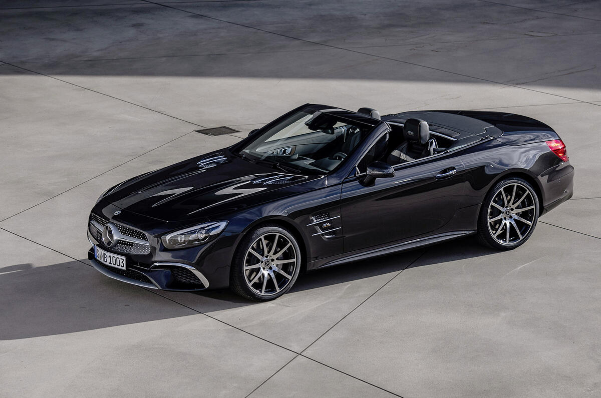 Mercedes SL Grand Edition official press - static left