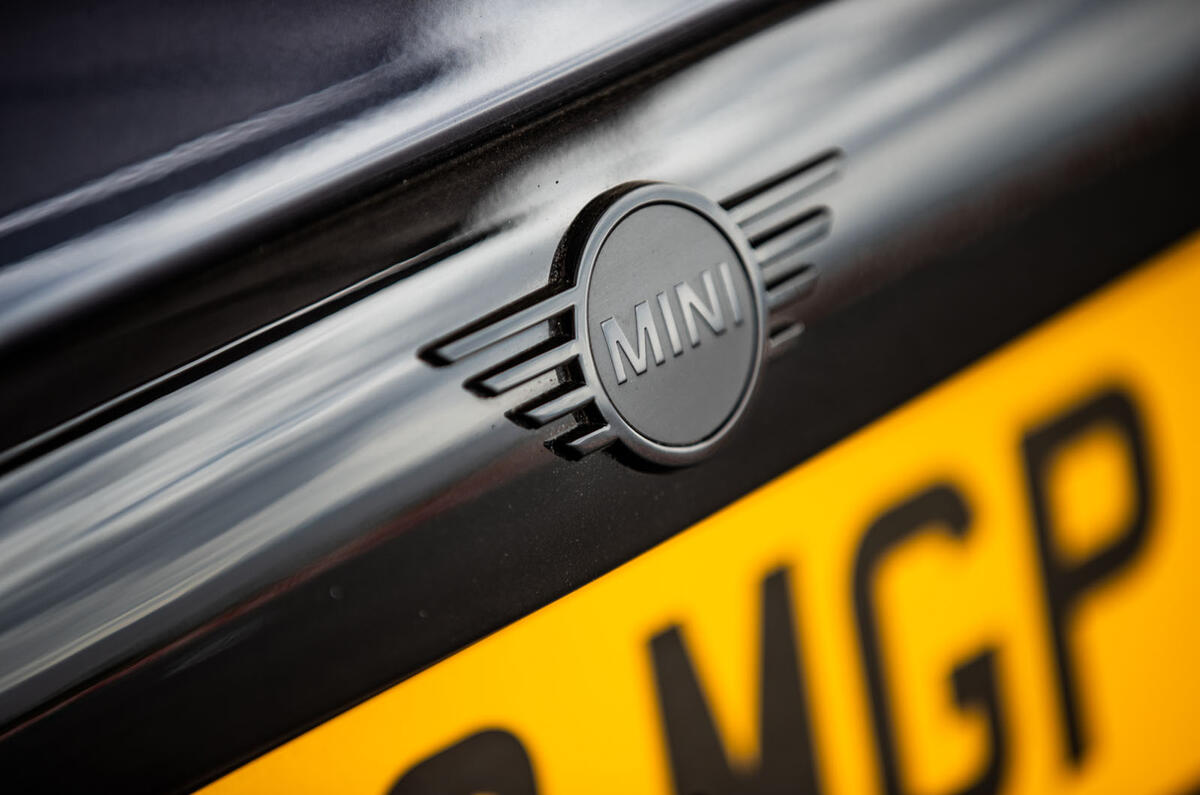 2020 Mini JCW GP first ride - rear badge