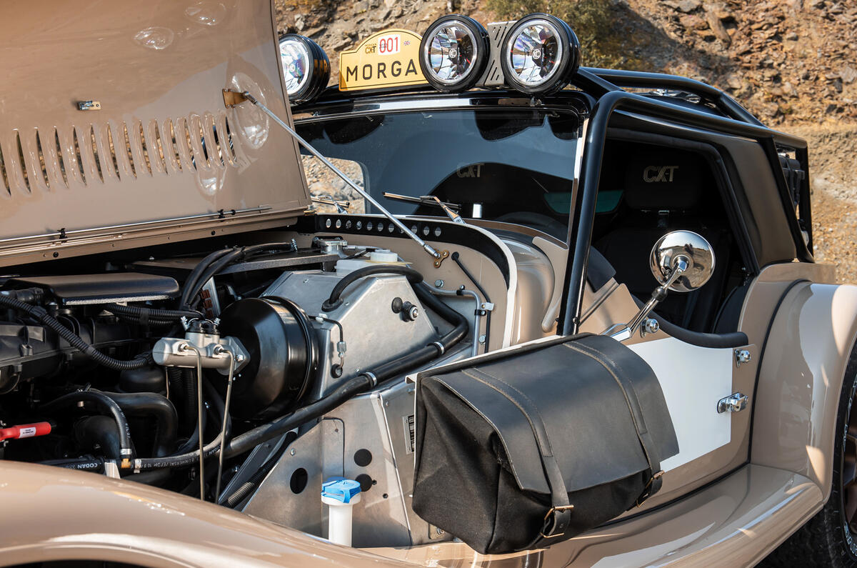 91 Morgan Plus Four CX T official reveal engine